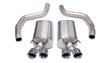 Corsa 2006-2013 Chevrolet Corvette C6 Z06 7.0L V8 Polished Sport Axle-Back Exhaust CORSA Performance Axle Back  AXOPROS