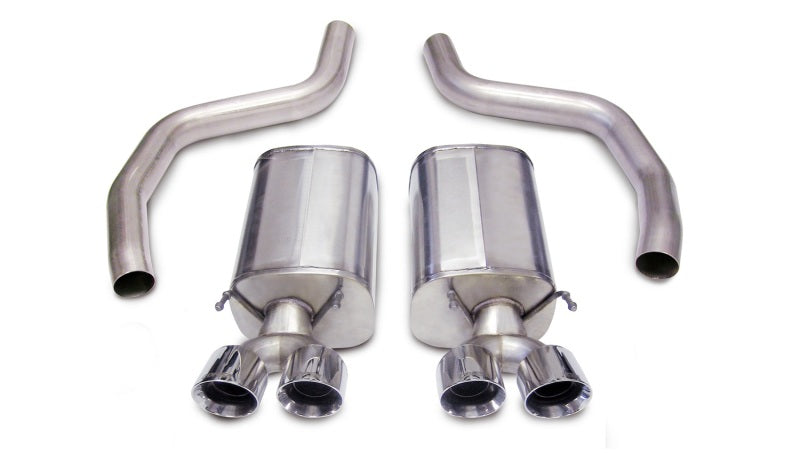 Corsa 2006-2013 Chevrolet Corvette C6 Z06 7.0L V8 Polished Sport Axle-Back Exhaust CORSA Performance Axle Back  AXOPROS