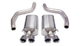 Corsa 2006-2013 Chevrolet Corvette C6 Z06 7.0L V8 Polished Sport Axle-Back Exhaust CORSA Performance Axle Back  AXOPROS