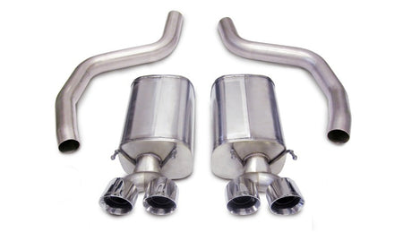 Corsa 2006-2013 Chevrolet Corvette C6 Z06 7.0L V8 Polished Sport Axle-Back Exhaust CORSA Performance Axle Back  AXOPROS