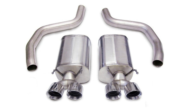 Corsa 2006-2013 Chevrolet Corvette C6 Z06 7.0L V8 Polished Sport Axle-Back Exhaust CORSA Performance Axle Back  AXOPROS