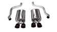 Corsa 2009-2013 Chevrolet Corvette C6 6.2L V8 Black Sport Axle-Back Exhaust CORSA Performance Axle Back  AXOPROS