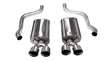 Corsa 2009-2013 Chevrolet Corvette C6 6.2L V8 Polished Sport Axle-Back Exhaust CORSA Performance Axle Back  AXOPROS