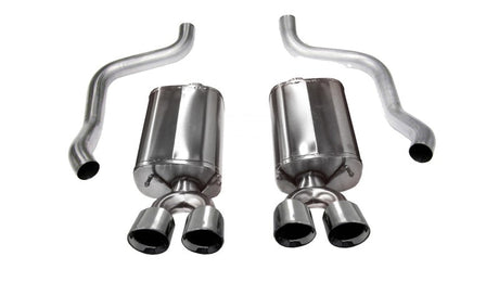Corsa 2009-2013 Chevrolet Corvette C6 6.2L V8 Polished Sport Axle-Back Exhaust CORSA Performance Axle Back  AXOPROS