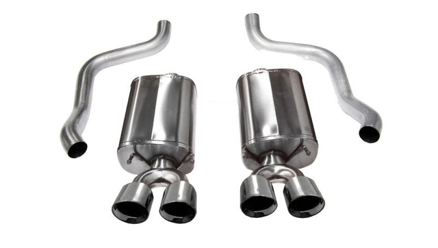 Corsa 2009-2013 Chevrolet Corvette C6 6.2L V8 Polished Sport Axle-Back Exhaust CORSA Performance Axle Back  AXOPROS