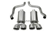Corsa 2009-2013 Chevrolet Corvette C6 6.2L V8 Polished Xtreme Axle-Back Exhaust CORSA Performance Axle Back  AXOPROS