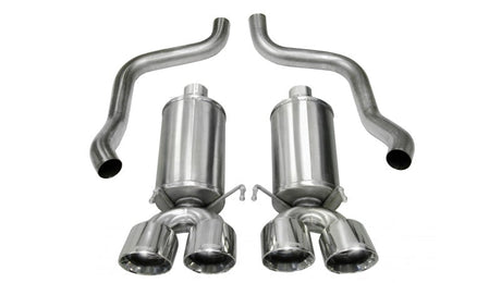 Corsa 2009-2013 Chevrolet Corvette C6 6.2L V8 Polished Xtreme Axle-Back Exhaust CORSA Performance Axle Back  AXOPROS