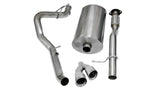 Corsa 2009-2013 Chevrolet Suburban 1500 5.3L V8 Polished Sport Cat-Back Exhaust CORSA Performance Catback  AXOPROS