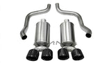 Corsa 2009-2013 Xtreme Axle-Back Exhaust w/Dual Black 3.5in Tips 09-13 Chevrolet Corvette C6 6.2L V8 CORSA Performance Axle Back  AXOPROS