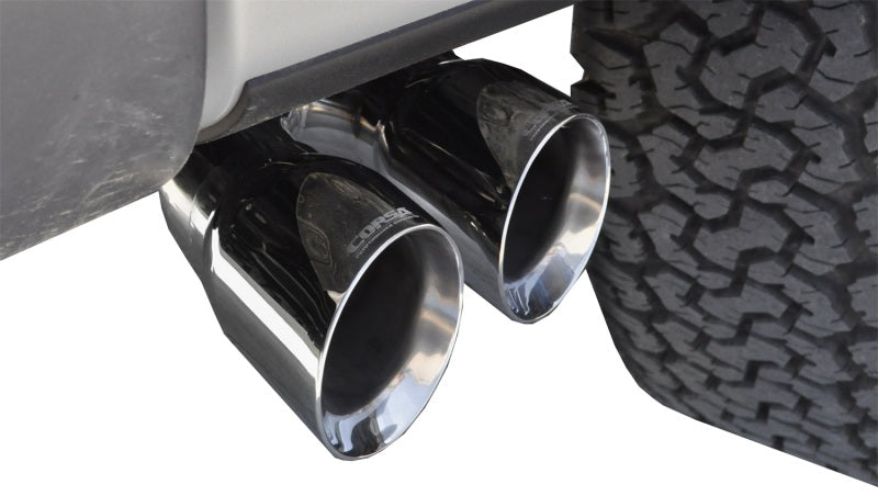 Corsa 2011-2014 Ford F-150 Raptor 6.2L V8 145in Wheelbase Polished Xtreme Cat-Back Exhaust CORSA Performance Catback  AXOPROS