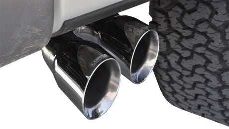 Corsa 2011-2014 Ford F-150 Raptor 6.2L V8 145in Wheelbase Polished Xtreme Cat-Back Exhaust CORSA Performance Catback  AXOPROS