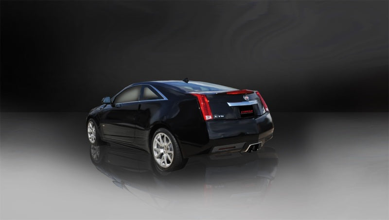 Corsa 2011-2015 Cadillac CTS Coupe V 6.2L V8 Black Sport Axle-Back Exhaust CORSA Performance Axle Back  AXOPROS