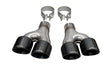 Corsa 2011-2021 Jeep Grand Cherokee Twin 2.5in Inlet / 4in Outlet Black PVD Pro-Series Tip Kit CORSA Performance Tips  AXOPROS