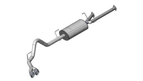 Corsa 2011-2021 Toyota Tundra Double Cab/Crew Max 5.7L V8 Polished Sport Cat-Back Exhaust CORSA Performance Catback  AXOPROS