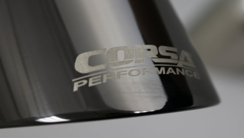 Corsa 2011-2024 Single Universal 2.5in Inlet / 4.5in Outlet Black PVD Pro-Series Tip Kit CORSA Performance Tips  AXOPROS