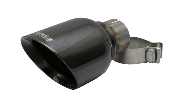 Corsa 2011-2024 Single Universal 2.5in Inlet / 4.5in Outlet Black PVD Pro-Series Tip Kit CORSA Performance Tips  AXOPROS