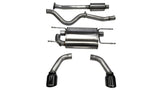 Corsa 2012-2020 Scion FRS / Subaru BRZ Black Tip Sport Cat-Back Exhaust CORSA Performance Catback  AXOPROS