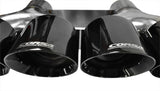 Corsa 2014-2020 Chevrolet Corvette 6.2L V8 Quad 45in Polished Black Pro-Series Tip Kit CORSA Performance Tips  AXOPROS