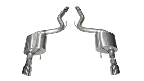 Corsa 2015-2017 Ford Mustang GT 5.0 3in Axle Back Exhaust Polish Dual 4.5in Tip Sport CORSA Performance Axle Back  AXOPROS