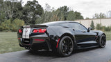 Corsa 2015-2019 Chevrolet Corvette C7 Z06 6.2L 2.75in Xtreme Axle-Back w/ Dual NPP & Quad Black Tips CORSA Performance Axle Back  AXOPROS