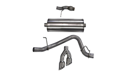 Corsa 2015-2020 ack Exhaust Sport 3in Single Side Twin Polished 4in Tips 2015 Chevy Tahoe/GMCYukon CORSA Performance Catback  AXOPROS