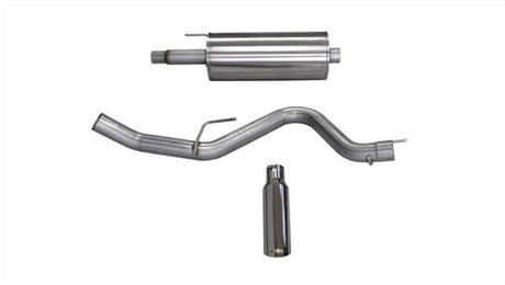 Corsa 2015-2020 Ford F-150 5.0L V8 Cat-Back Single Side Exit w/ 4.0in Polished Tip CORSA Performance Catback  AXOPROS