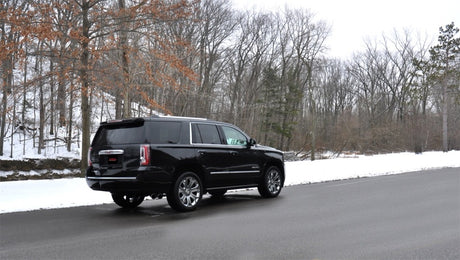 Corsa 2015-2020 GMC Yukon Denali 6.2L V8 Single Side Exit Cat-Back Exhaust w/ Polished Black Tips CORSA Performance Catback  AXOPROS