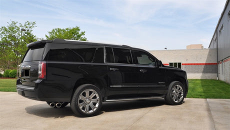 Corsa 2015-2020 GMC Yukon Denali XL 6.2L V8 3in Cat-Back Single Side Exit Twin 4in Polished Tips CORSA Performance Catback  AXOPROS