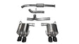 Corsa 2015-2021 Subaru WRX Cat Back Exhaust Black Quad 3.5in Tips *Sport* CORSA Performance Catback  AXOPROS