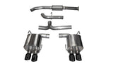 Corsa 2015-2021 Subaru WRX Cat Back Exhaust Black Quad 3.5in Tips *Sport* CORSA Performance Catback  AXOPROS