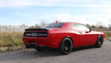 Corsa 2015-2023 Dodge Challenger Hellcat Dual Rear Exit Extreme Exhaust w/ 3.5in Black Tips CORSA Performance Catback  AXOPROS
