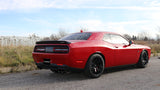 Corsa 2015-2023 Dodge Challenger Hellcat Dual Rear Exit Extreme Exhaust w/ 3.5in Black Tips CORSA Performance Catback  AXOPROS