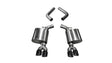 Corsa 2015-23 Dodge Challenger 6.4L/17-19 Challenger 5.7L Black Sport Axle-Back Exhaust w/3.5in Tips CORSA Performance Axle Back  AXOPROS