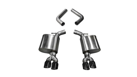 Corsa 2015-23 Dodge Challenger 6.4L/17-19 Challenger 5.7L Black Sport Axle-Back Exhaust w/3.5in Tips CORSA Performance Axle Back  AXOPROS