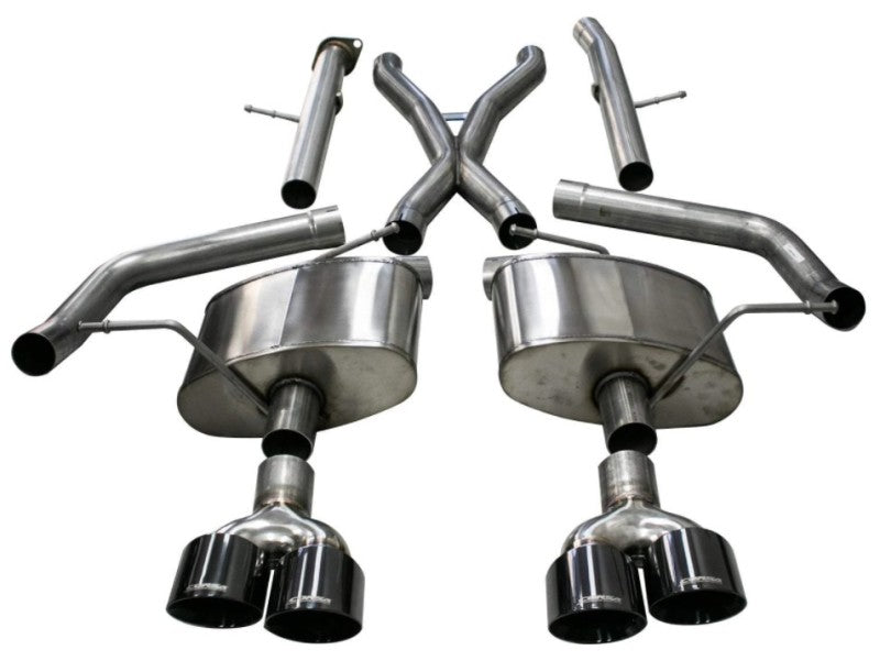 Corsa 2018-2021 Jeep Grand Cherokee TrackHawk 6.2L Xtreme Cat-Back Dual Rear Exit w/4.5in BlackTips CORSA Performance Catback  AXOPROS