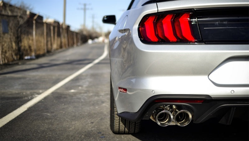 Corsa 2018-2023 Ford Mustang GT Fastback 5.0L 3in Sport Axle-Back Exhaust w/ 4in Black Tips CORSA Performance Axle Back  AXOPROS