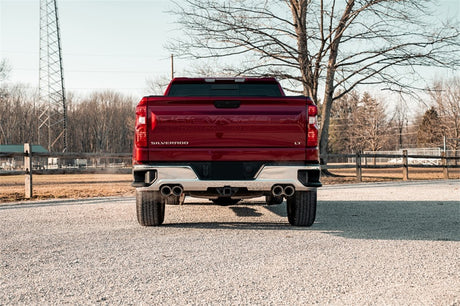 Corsa 2019-2024 Chevrolet Silverado 1500 5.3L 147.5in Wheel Base Cat-Back Dual Rear 4in Polish Tips CORSA Performance Catback  AXOPROS