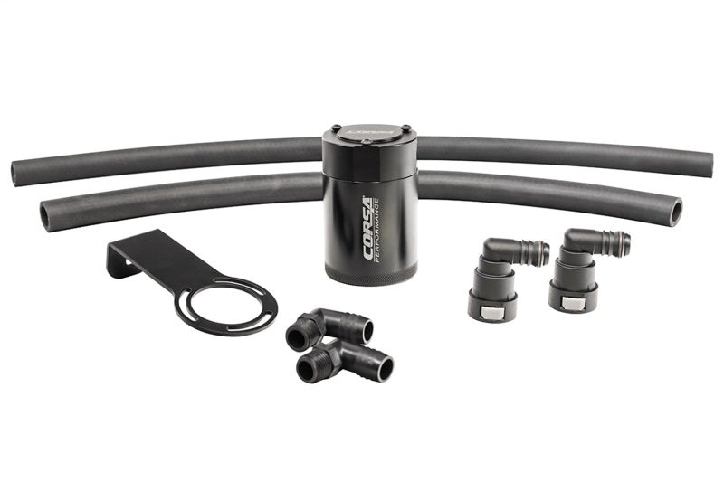 Corsa 2021-2024 Dodge Ram TRX Crew Cab Aluminum Oil Catch Can w/Mounting Bracket CORSA Performance Oil Catch Cans  AXOPROS