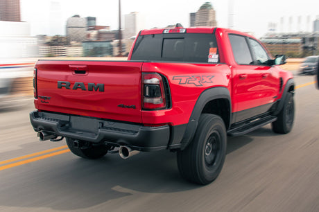 Corsa 2021-2024 Dodge Ram TRX Crew Cab Baja Catback Exhaust Dual Rear Black Tip CORSA Performance Catback  AXOPROS