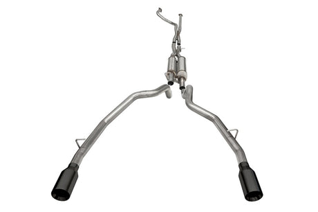 Corsa 2021-2024 Dodge Ram TRX Crew Cab Xtreme Catback Exhaust Dual Rear Black Tip CORSA Performance Catback  AXOPROS