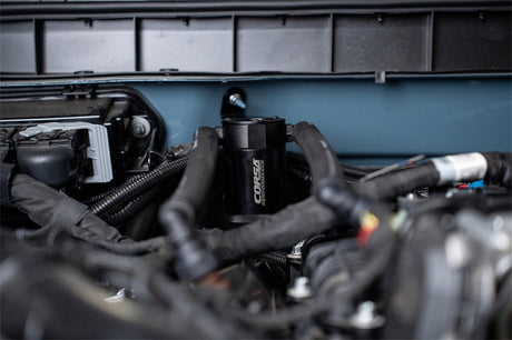 Corsa 2021-2025 Ford Bronco 2.7L Aluminum Oil Catch Can CORSA Performance Oil Catch Cans  AXOPROS