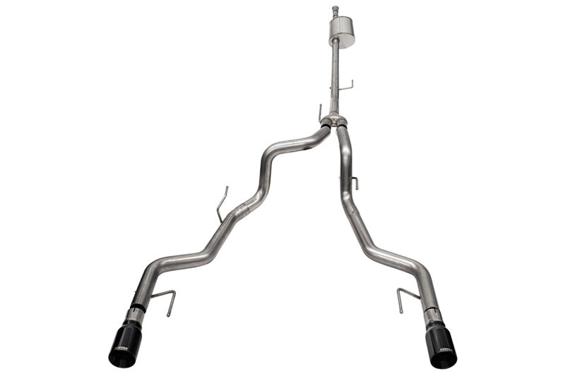 Corsa 2022-2024 2023 Ford F-150 SuperCrew/5.5ft Bed 5.0L V8 Sport Cat-Back Dual Rear Exit-Black PVD CORSA Performance Catback  AXOPROS