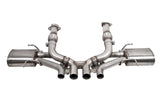 Corsa 23-24 Chevrolet Corvette C8 Z06 3in Valved Cat-Back Exhaust Muffler System (ReUses Stock Tips) CORSA Performance Catback  AXOPROS