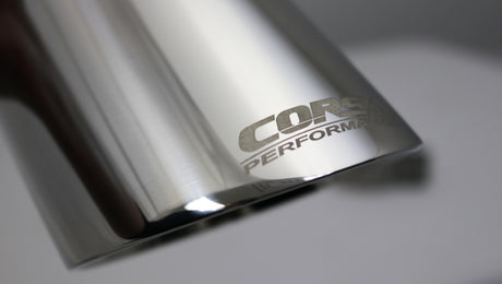 Corsa Single Universal 3.0in Inlet / 4in Outlet Polished Pro-Series Tip Kit CORSA Performance Tips  AXOPROS