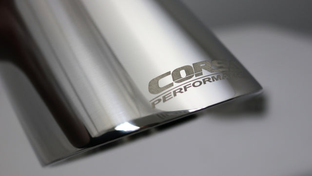 Corsa Single Universal 3.0in Inlet / 4in Outlet Polished Pro-Series Tip Kit CORSA Performance Tips  AXOPROS