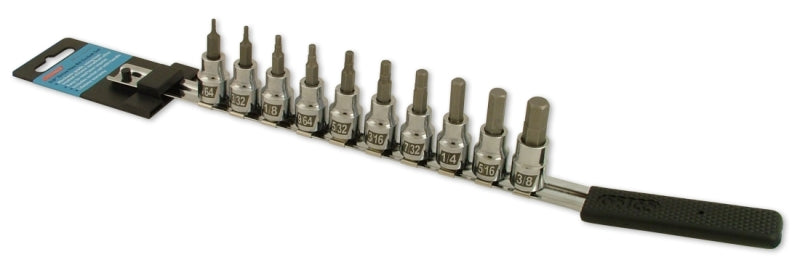 CruzTOOLS 3/8in. Drive Inch Hex Socket Bit Set for Powersports CruzTOOLS Tools  AXOPROS