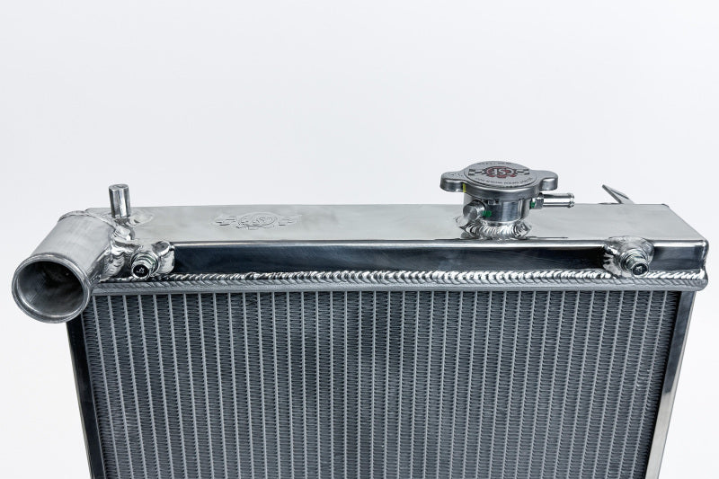 CSF 03-07 Mitsubishi Lancer EVO 7/8/9 1/2 Size Radiator - Polished CSF Radiators  AXOPROS