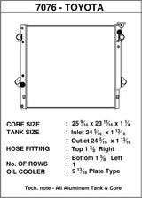 CSF 06-14 Toyota FJ Cruiser 4.0L / 03-09 Toyota 4Runner 4.0L / 2010 Toyota 4Runner 2.7L Radiator CSF Radiators  AXOPROS