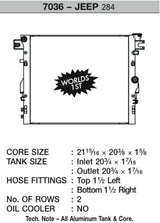 CSF 07-18 Jeep Wrangler (JK) Radiator CSF Radiators  AXOPROS