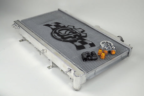 CSF 08-15 Subaru WRX/STI 2-Row Radiator w/Built-In Oil Cooler CSF Radiators  AXOPROS